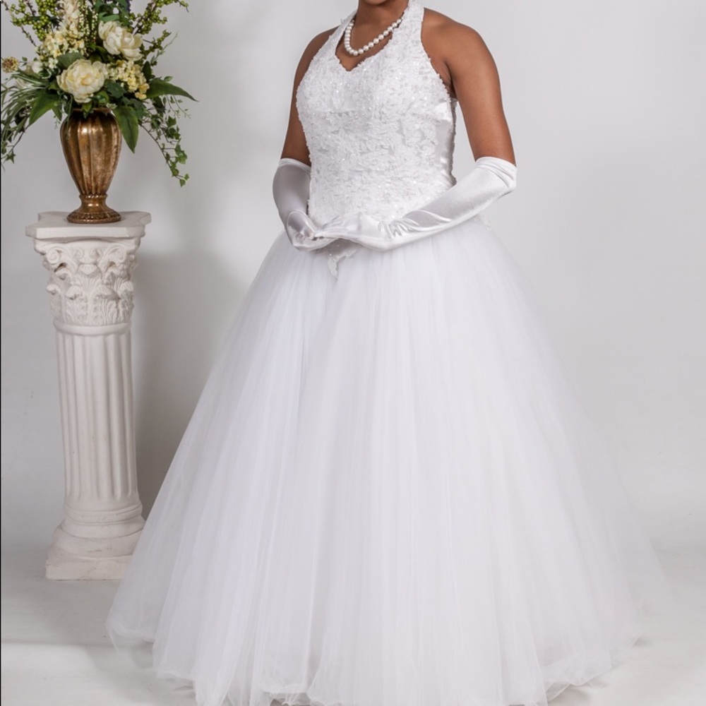 White wedding/pageant dress